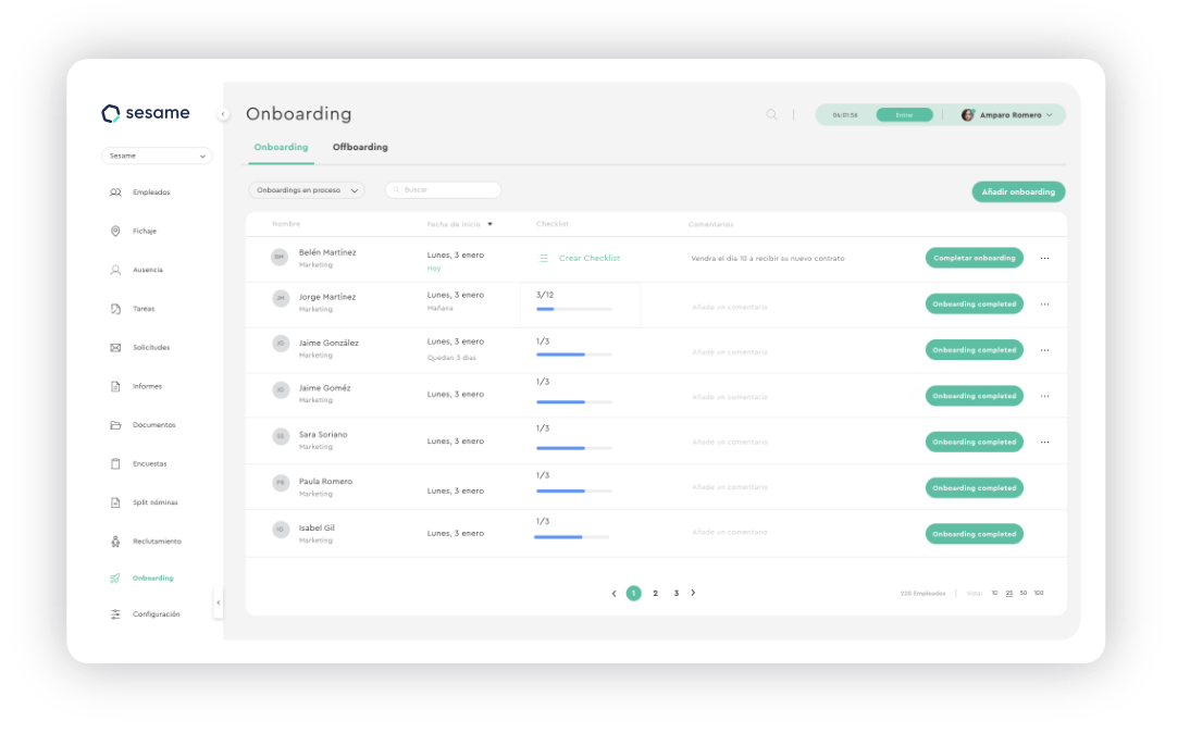Programa de onboarding