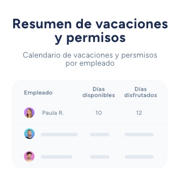 Gestor de vacaciones y permisos